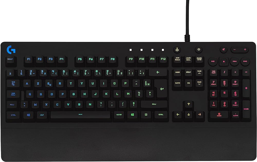 LOGITECH Clavier filaire AZERTY - G213 PRODIGY GAMER - Noir
