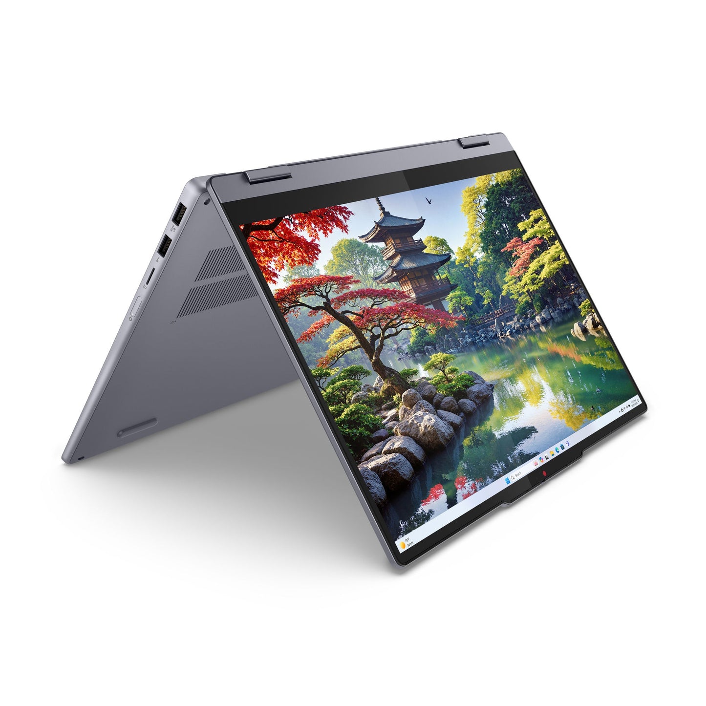 LENOVO - PC portable 14'' WUXGA Tactile - Intel Core Ultra 5 225U - 16Go - 512Go SSD - Windows 11 Pro - Clavier AZERTY rétroéclairé- 14IAL10 IP5 (2 en 1) Aluminium