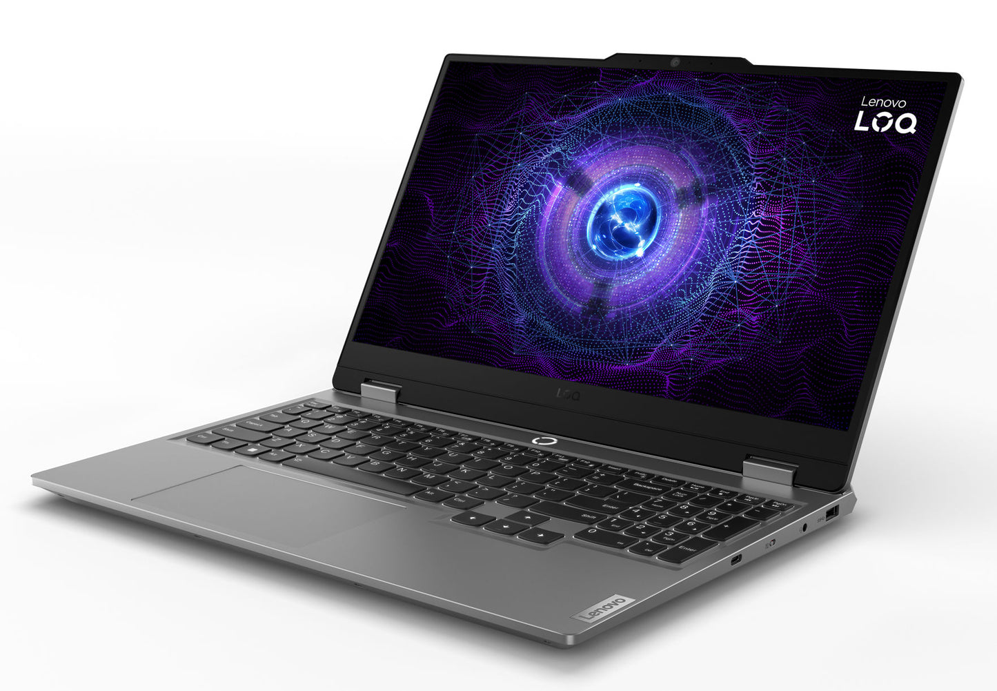 LENOVO Ordinateur portable 15.6'' 144Hz (1920x1080) Intel Core I5 12450HX - 16Go - 512Go SSD - RTX4050 (6Go) - HDMI - Windows 11 - Clavier AZERTY - 15IAX9E LOQ - Gris