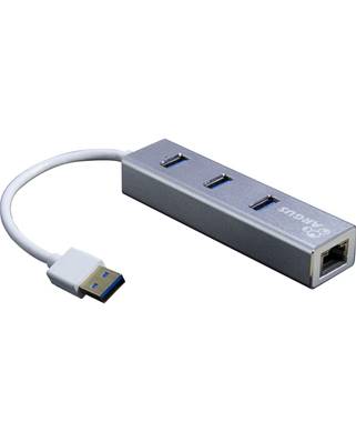 ARGUS Adaptateur USB 3.0 vers RJ45 Gigabit + 3 ports USB3.0 - IT-310-S