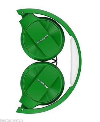 PIONEER Casque supra-auriculaire pliable filaire Green