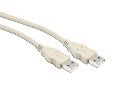 ENTER-WEB Cable USB 2.0 type A / A male - 1.80m Noir