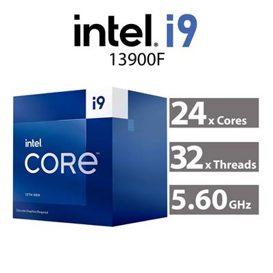 INTEL Processeur socket 1700 Core I9 13900F (24x 2.00GHz/5.60GHz) version boite