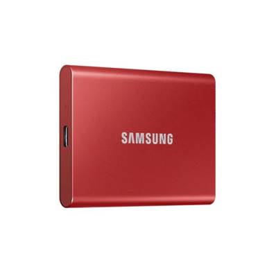 SAMSUNG Disque SSD externe USB3.2 Type A ou C - 1To - T7 Rouge metal