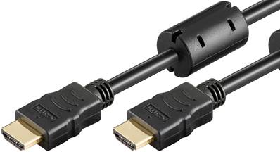 ENTER-WEB Cable HDMI 1.4 - 10M Ethernet/3D/4K avec ferrite GOOBAY