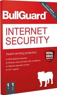 BULLGUARD Internet Security 2021 3PC 1an