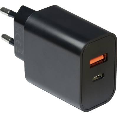 INTER-TECH Chargeur 20w USB type A+C - PD-2120