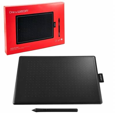 WACOM Tablette graphique filaire USB - ONE Small Noir/Rouge