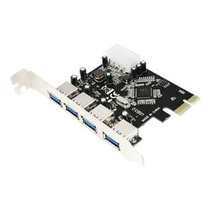 LOGILINK Carte PCIexpress 4X USB3.0 4 ports