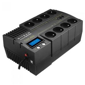 NITRAM Onduleur POWER BOXX 700VA LCD Line Interactive + Logiciel