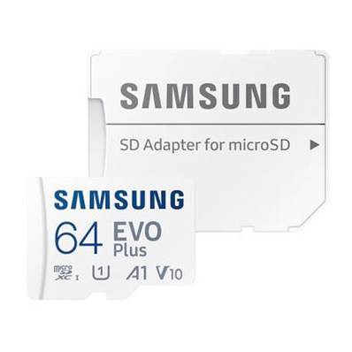 SAMSUNG Carte memoire Micro SDXC EVO Plus 64 Go + Adaptateur