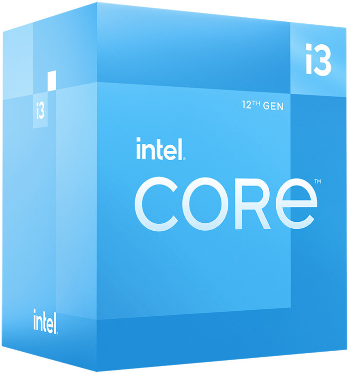 INTEL Processeur socket 1700 Core I3 12100 (4x 3.30GHz/4.30GHz) version Box