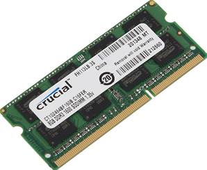 CRUCIAL Mémoire SODIMM DDR3 1600 8GB 1,35V