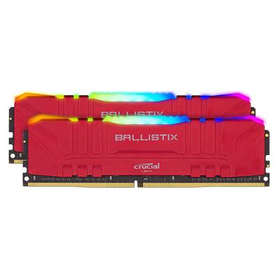 CRUCIAL Mémoire 32Go (2x16Go) 3600Mhz BALLISTIX Gaming memory avec RGB Rouge