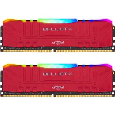 CRUCIAL Mémoire 16Go (2x8Go) 3600Mhz BALLISTIX Gaming memory avec RGB Rouge