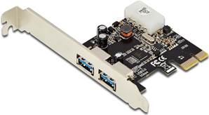 DIGITUS Carte PCIE 2 PORT USB 3.0