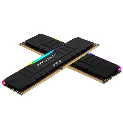 CRUCIAL Mémoire 16Go DDR4 (2x8Go) 3600Mhz BALLISTIX RGB - Gaming memory