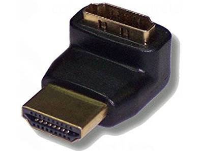 ENTER-WEB Adaptateur HDMI femelle vers HDMI male coudé vers le haut
