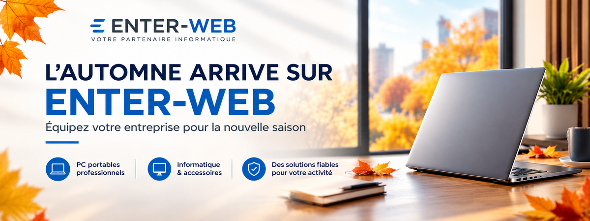 Ordinateurs portables professionnels prêts à l'emploi – ENTER-WEB, vente de matériel informatique depuis 1998