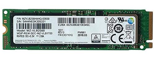 Lot de 8 disques SSD 256 M.2 (Occasion testé OK)