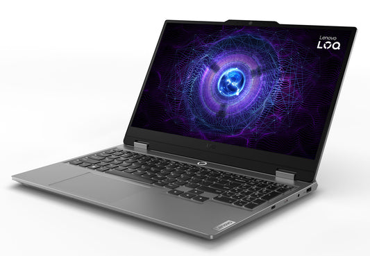 LENOVO Ordinateur portable 15.6'' 144Hz (1920x1080) Intel Core I5 12450HX - 16Go - 512Go SSD - RTX4050 (6Go) - HDMI - Windows 11 - Clavier AZERTY - 15IAX9E LOQ - Gris